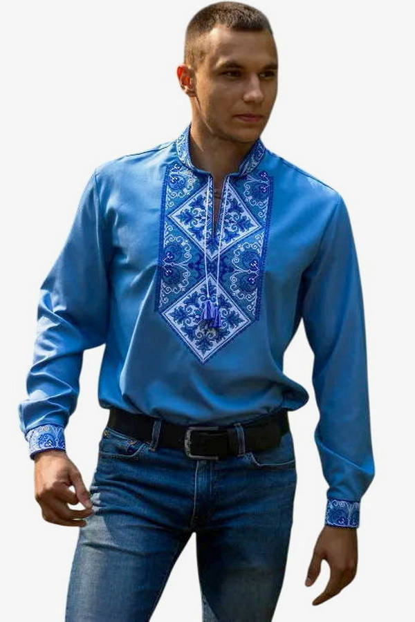 Hoverla, men's embroidered shirt, 4XL
