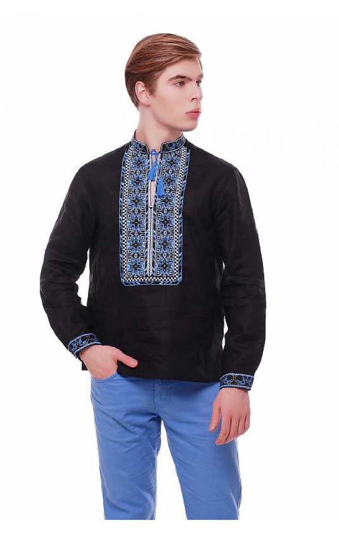 Myroslav, men's embroidered shirt with long sleeves