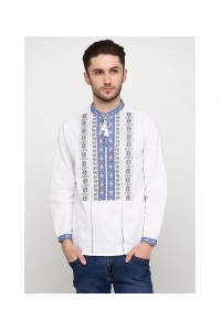 Myron, men's embroidered shirt with long sleeves