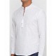 Mouth, men's embroidered shirt
