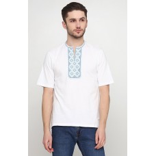 Embroidered t-shirt for men, blue Narodna 10