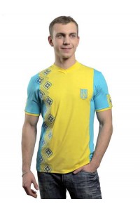 Ukraine, men's embroidered T-shirt