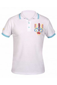 Polo with embroidery Independents (white)