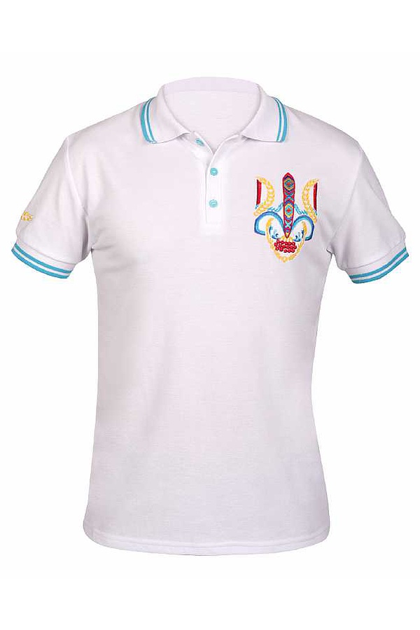 Polo with embroidery Independents (white)