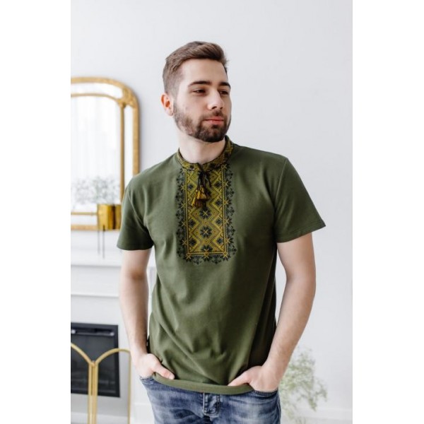 Men's olive t-shirt Tradition