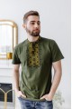Men's olive t-shirt Starfall