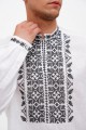 Men's embroidered shirt linen Hryts