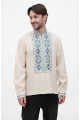 Men's embroidered shirt Oleksa made of milk linen