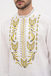 White men's embroidered shirt Sokil