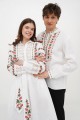 Мужская вышиванка Марко, белый лен