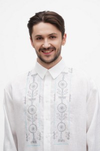 Вишиванка чоловіча Стефан з білого льону
