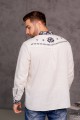 Milk steamed men's embroidered jacket Zalissya