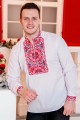 Zhytteslav plus, men's embroidered shirt with embroidery