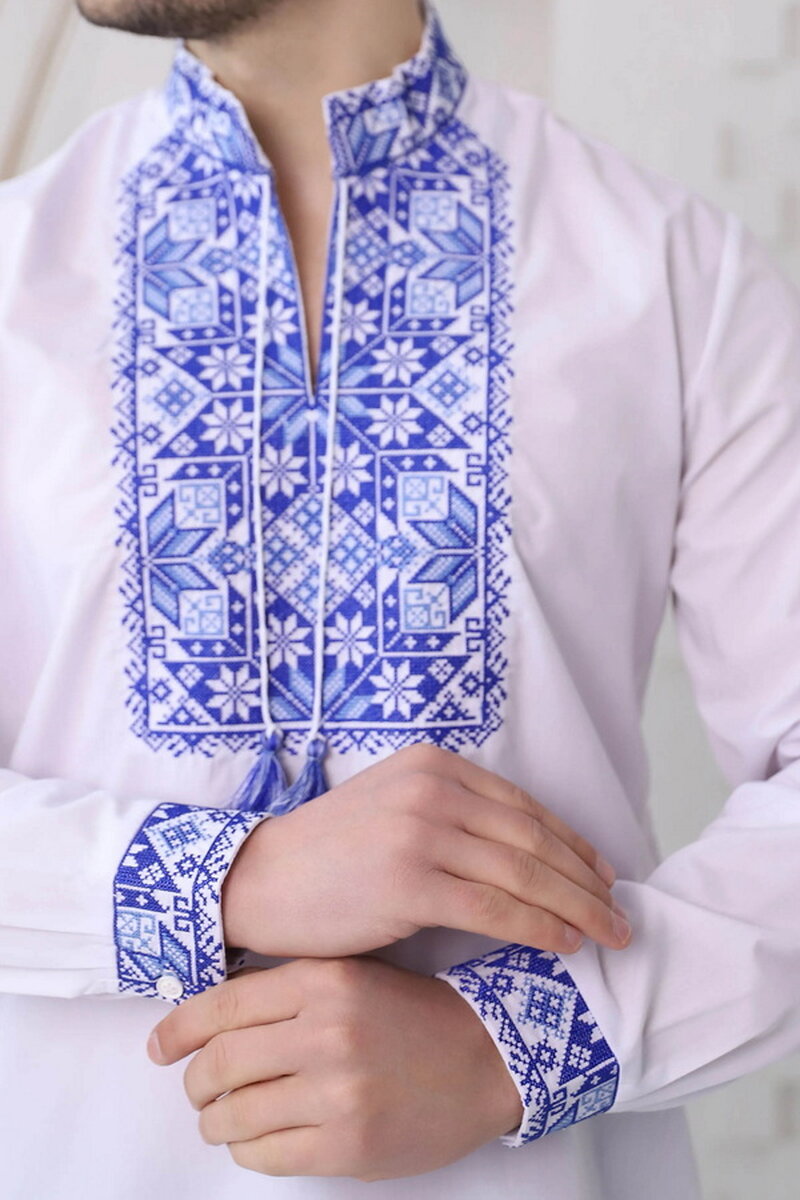 Men's embroidered shirt Zhittieslav Plus