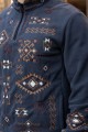 Men's fleece sweatshirt with embroidery Ustym