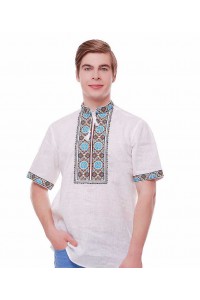 Чоловіча вишиванка Волошки