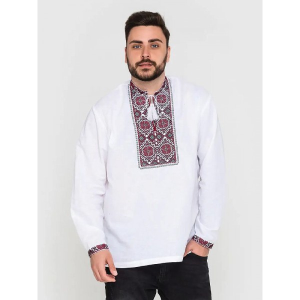 Men's linen embroidered shirt Sviatan