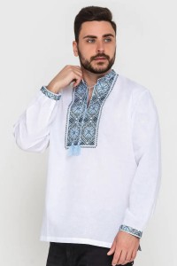 Men's linen embroidered shirt Sviatan