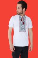 Men's embroidered white polo shirt "Lisova": the beauty and comfort of summer style