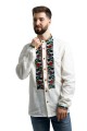 Men's embroidered shirt with long sleeves Dobrodiy