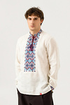 Men's vyshyvanka "Symon" made of cream-colored linen