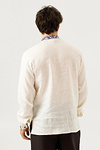 Men's vyshyvanka "Symon" made of cream-colored linen