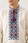 Men's vyshyvanka "Symon" made of cream-colored linen