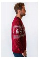 Zoryan, men's knitted sweater, red