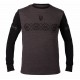 Ukraine, men's graphite sweatshirt with coat of arms