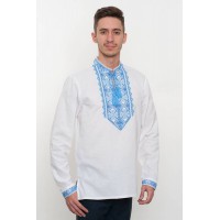 Men's embroidered shirt with long sleeves 20062