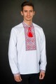 Men's embroidered shirt with long sleeves 42024