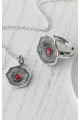 Элегантное кольцо Мальва Rose 925 Флора - серебряное изящество с роскошным кристаллом Роуз размером 4мм.