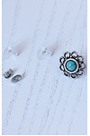 Stylish earrings Romania etude stud - turquoise refinement