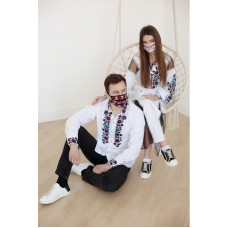 Paul and Julianna set, women's and men's embroidered shirt