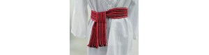 Woven belts for embroidered shirts: stylish and comfortable.