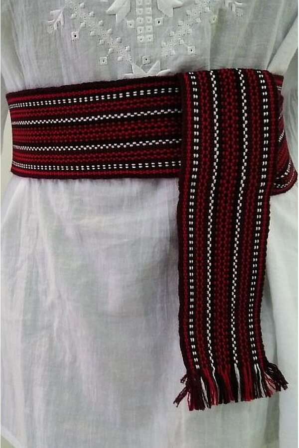 Large braid large woven belt