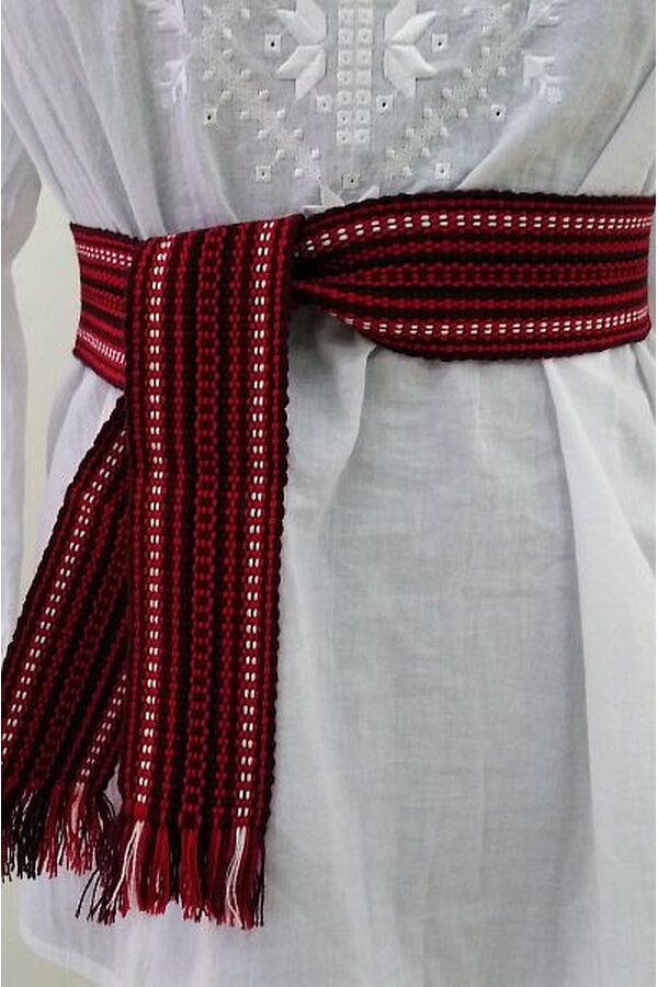 Large braid large woven belt