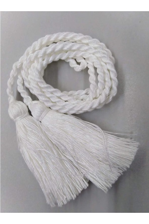 Braided medium drawstring for the embroidered shirt
