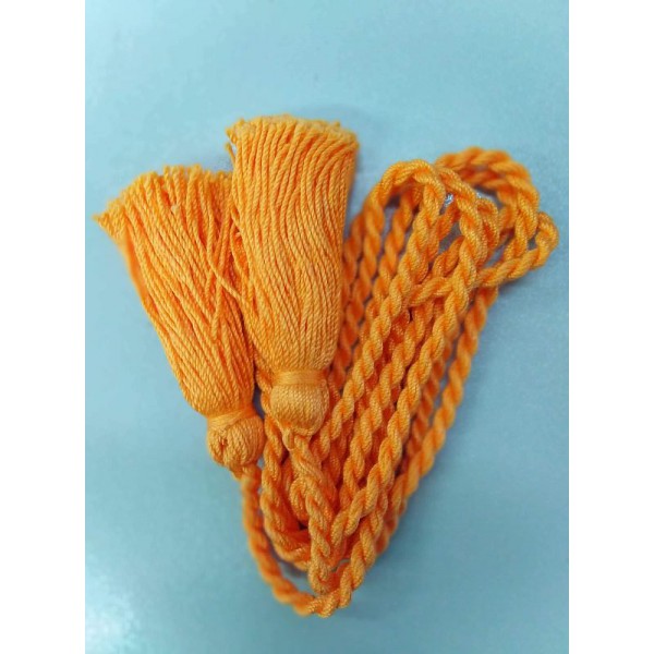 Braided medium drawstring for the embroidered shirt