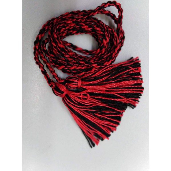 Braided medium drawstring for the embroidered shirt
