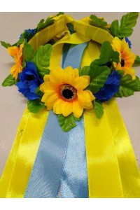 Wreath small Cornflowers - Sunflowers