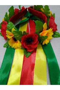 Wreath small Sunflowers - Poppies