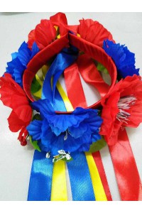 Wreath Cornflowers - Poppies