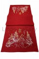 Доріжка "Казкове сяйво", червоний колір, новорічний