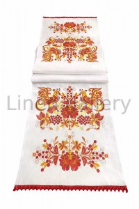 Family amulet, ceremonial linen towel 214 cm