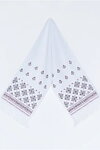 Ritual towel with red embroidery Daisies (34х200 см)