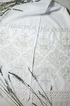 Ritual towel with cross-stitch and drawn-thread embroidery