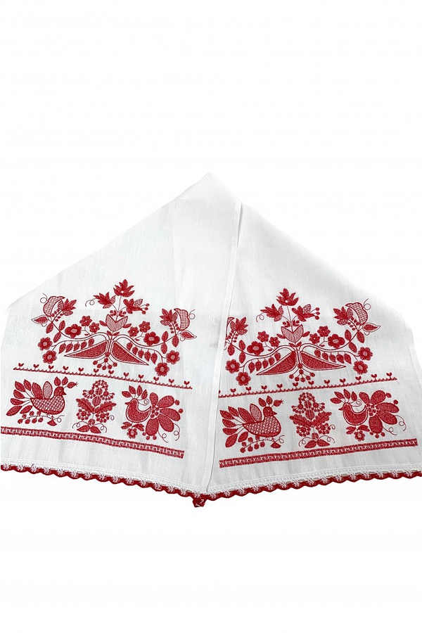Счастливая Судьба, полотенце обрядовое красное, 100*33