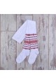 Children's tights stretch embroidered, 74-80 cm