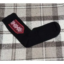 Men's socks embroidered 003, size 27  (41-42)